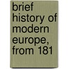 Brief History Of Modern Europe, From 181 door William Glover