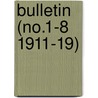 Bulletin (No.1-8 1911-19) door American Peony Society