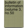 Bulletin Of Information (Volume 3, No.50 door State Historical Wisconsin