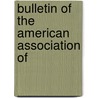 Bulletin Of The American Association Of door American Association of Professors