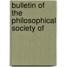 Bulletin Of The Philosophical Society Of door Philosophical Washington