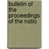 Bulletin Of The Proceedings Of The Natio