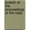 Bulletin Of The Proceedings Of The Natio door National Institution for the Science
