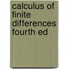 Calculus Of Finite Differences Fourth Ed door Boole George Boole