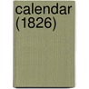 Calendar (1826) by University of Cambridge