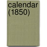 Calendar (1850) door University of Cambridge