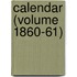 Calendar (Volume 1860-61)