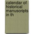 Calendar Of Historical Manuscripts In Th