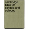 Cambridge Bible For Schools And Colleges door Unknown Author