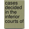 Cases Decided In The Inferior Courts Of door New York Superior Court