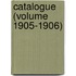Catalogue (Volume 1905-1906)