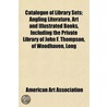 Catalogue Of Library Sets; Angling Liter door American Association