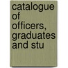 Catalogue Of Officers, Graduates And Stu door Western Reserve University