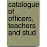 Catalogue Of Officers, Teachers And Stud door Louisburg College