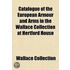 Catalogue Of The European Armour And Arm