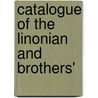 Catalogue Of The Linonian And Brothers' door Yale University Library Library