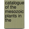 Catalogue Of The Mesozoic Plants In The by British Museum Dept of Geology