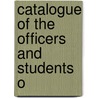 Catalogue Of The Officers And Students O door University Of Mississippi