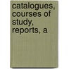 Catalogues, Courses Of Study, Reports, A door Ind. Board of Convington