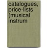 Catalogues, Price-Lists (Musical Instrum door Royce Whaley