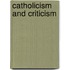 Catholicism And Criticism