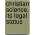 Christian Science, Its Legal Status