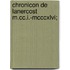 Chronicon De Lanercost M.Cc.I.-Mcccxlvi;