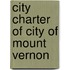 City Charter Of City Of Mount Vernon