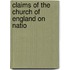 Claims Of The Church Of England On Natio
