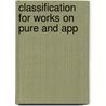Classification For Works On Pure And App door Eng. Science Museum. Science London