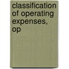 Classification Of Operating Expenses, Op door American Transit Association