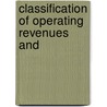 Classification Of Operating Revenues And door United States. Commission