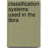 Classification Systems Used In The Libra by Metropolitan Museum of Art Library