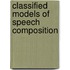 Classified Models Of Speech Composition