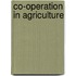 Co-Operation In Agriculture