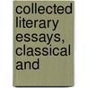 Collected Literary Essays, Classical And by Verrall