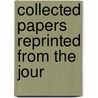 Collected Papers Reprinted From The Jour door Great Britain. Corps