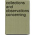 Collections And Observations Concerning