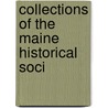 Collections Of The Maine Historical Soci door Books Group