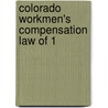 Colorado Workmen's Compensation Law Of 1 door statutes Colorado. Laws
