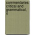 Commentaries Critical And Grammatical, O