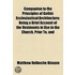Companion To The Principles Of Gothic Ec