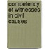 Competency Of Witnesses In Civil Causes