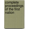 Complete Proceedings Of The First Nation door National Business League of America