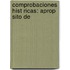 Comprobaciones Hist Ricas: Aprop Sito De