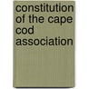 Constitution Of The Cape Cod Association door Cape Cod Association in Catalog]