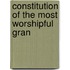 Constitution Of The Most Worshipful Gran