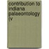 Contribution To Indiana Palaeontology (V