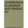Contributions To Physical And Medical Kn door Thomas Beddoes