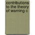 Contributions To The Theory Of Warning C